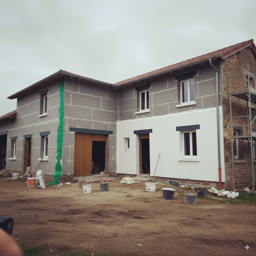 Isolation Thermique Complète d'une Ferme Rénovée